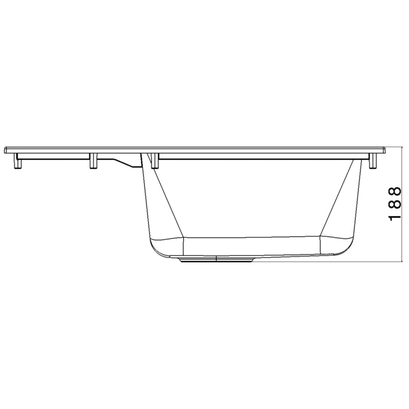 Luquicina LD65WH – Fregadero de cocina reversible de composite de 1.0" con escurridor, color blanco 