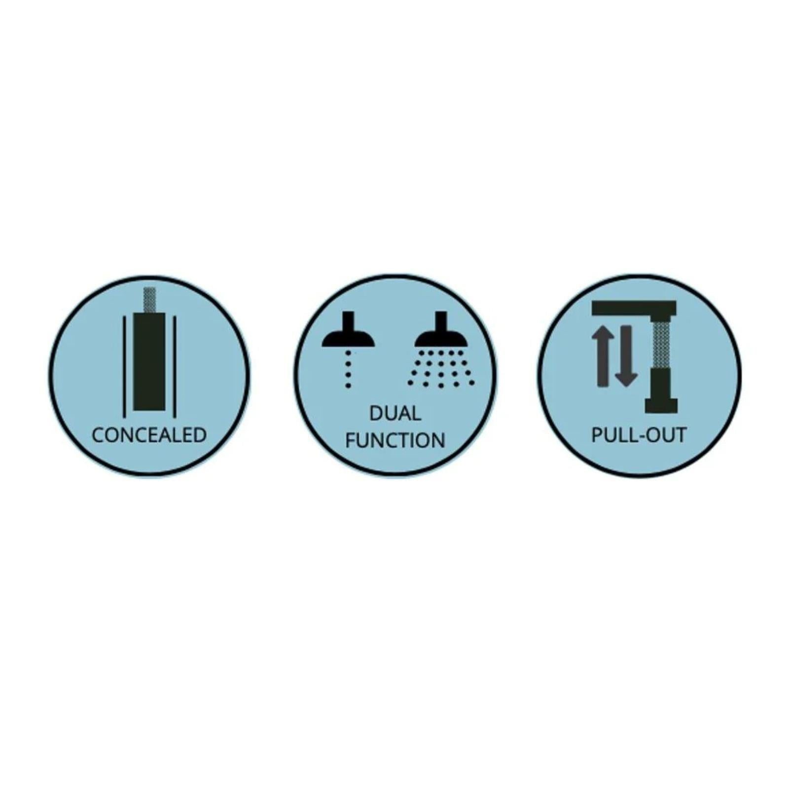 Luquicina LE11CH – Grifo monomando extraíble para cocina, cromado 