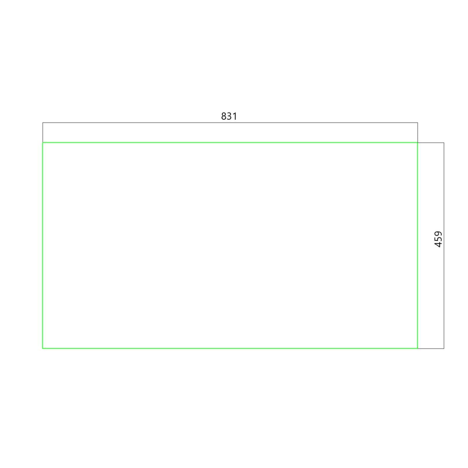 Luquicina LD85BL – Fregadero de cocina de 2 senos de composite negro sin escurridor 