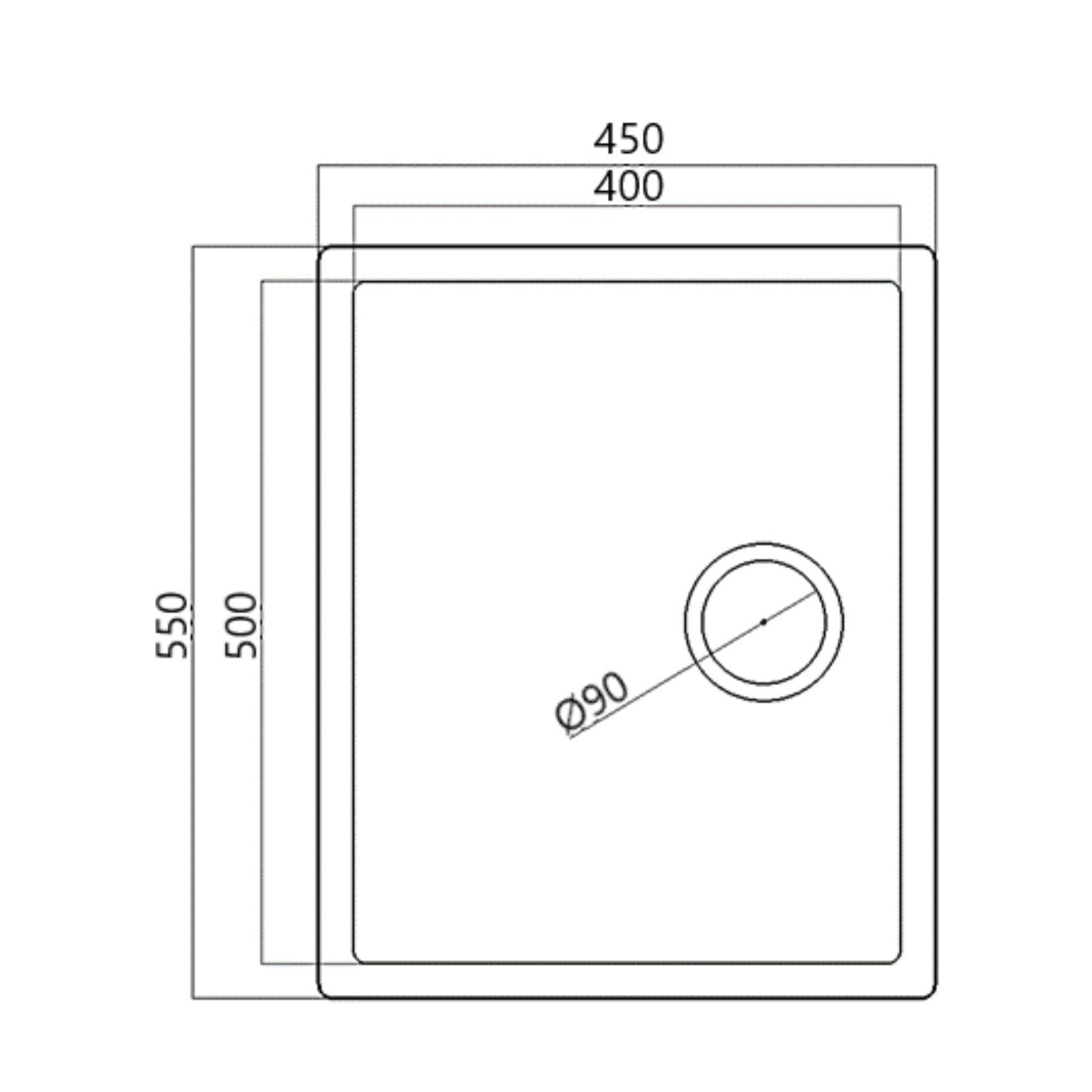 Luquicina LD54BL – Fregadero de cocina reversible de composite negro de 1.0" sin escurridor 