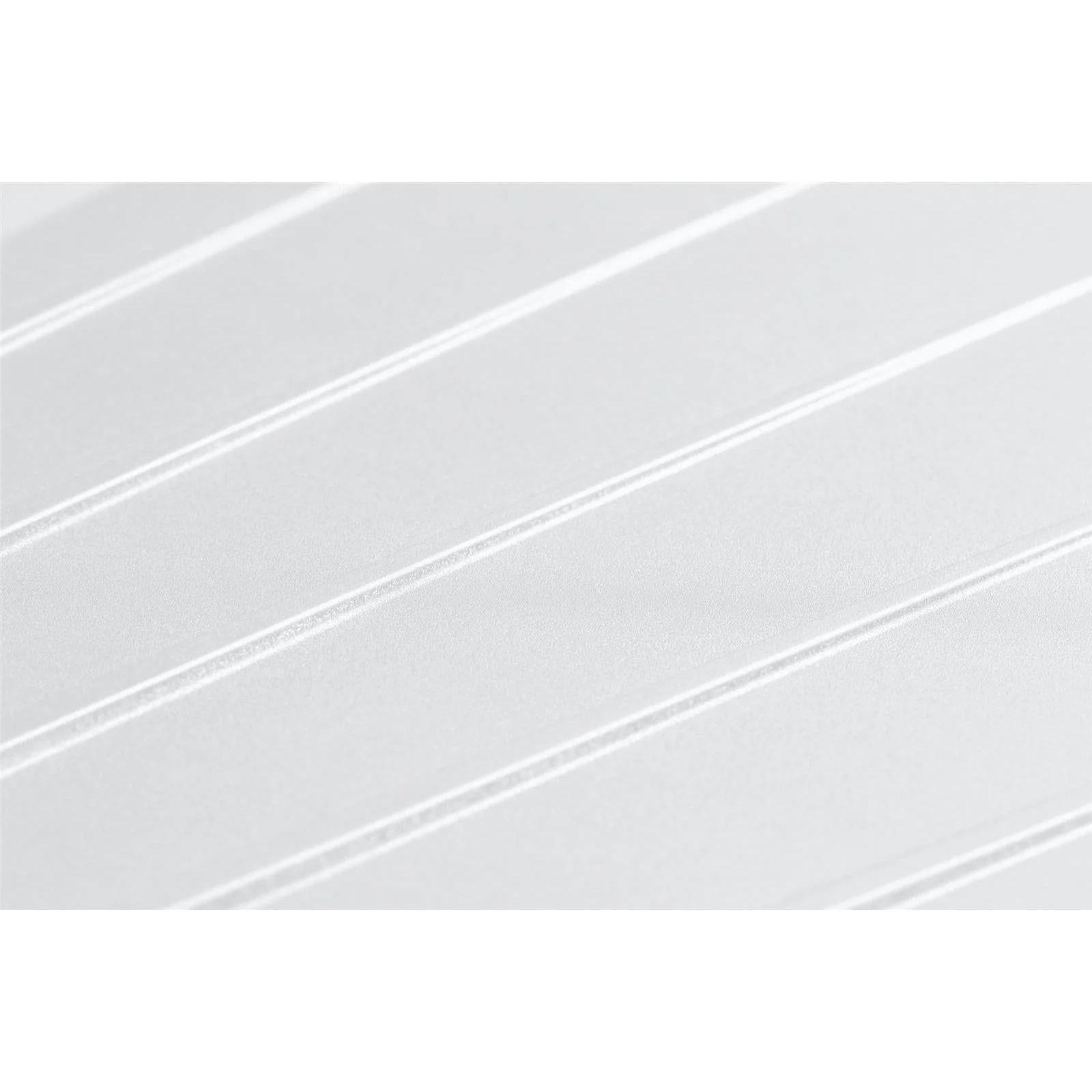 Luquicina LD780WH – Fregadero de cocina reversible blanco de 1.0 senos de composite con desagüe y escurridor 