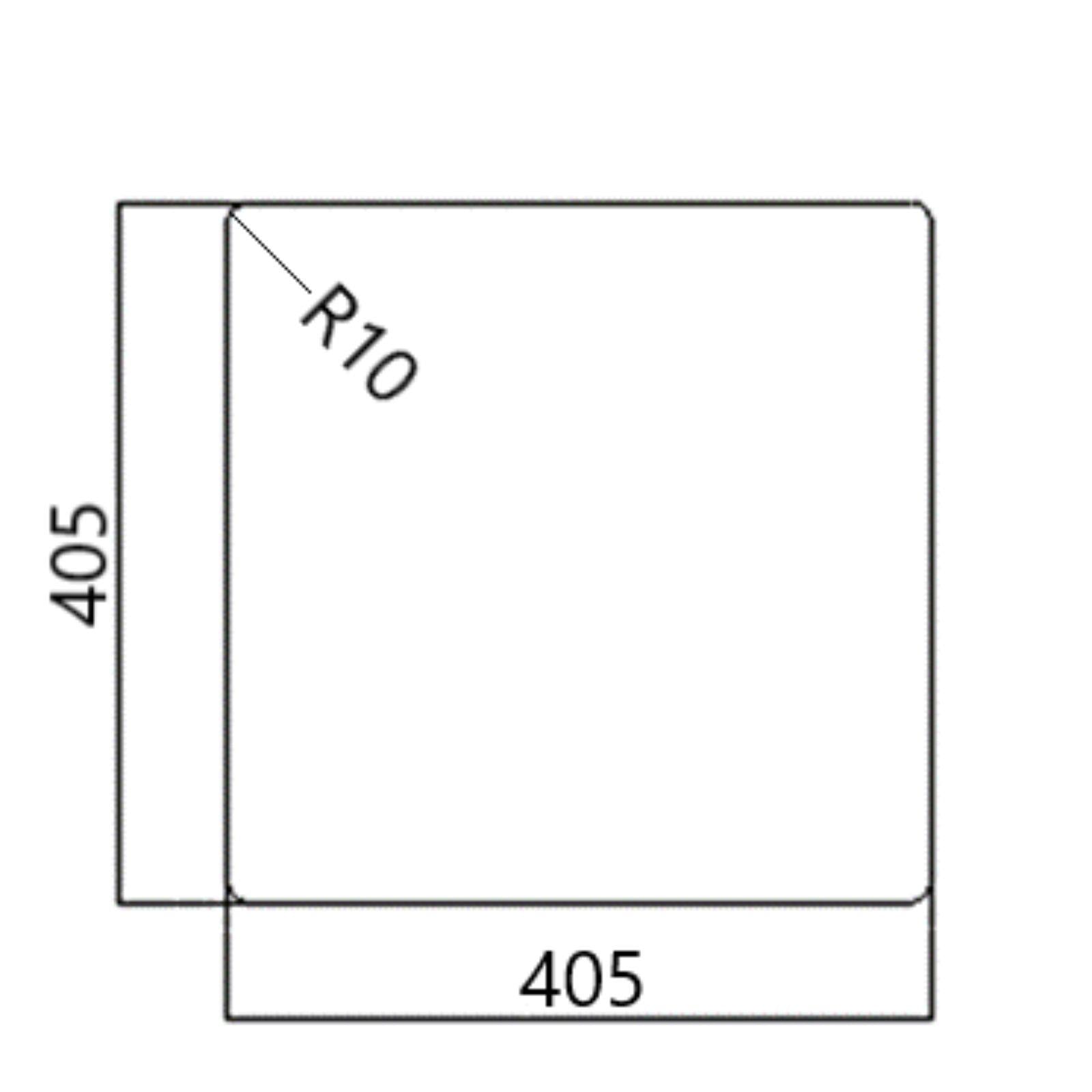 Luquicina LD44WH – Fregadero de cocina reversible de composite, blanco, de 1,0 senos, sin escurridor, para empotrar o bajo encimera