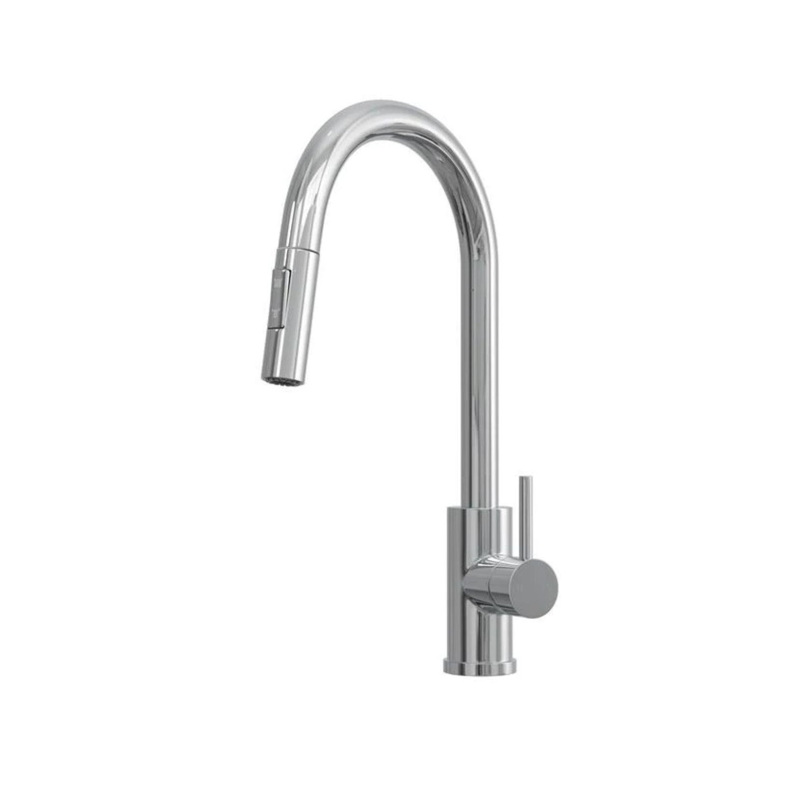 Luquicina LE452CH – Grifo monomando extraíble para cocina, cromado 