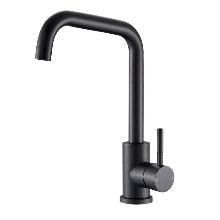 Reginox NERA MB – Grifo monomando de cocina en negro mate 