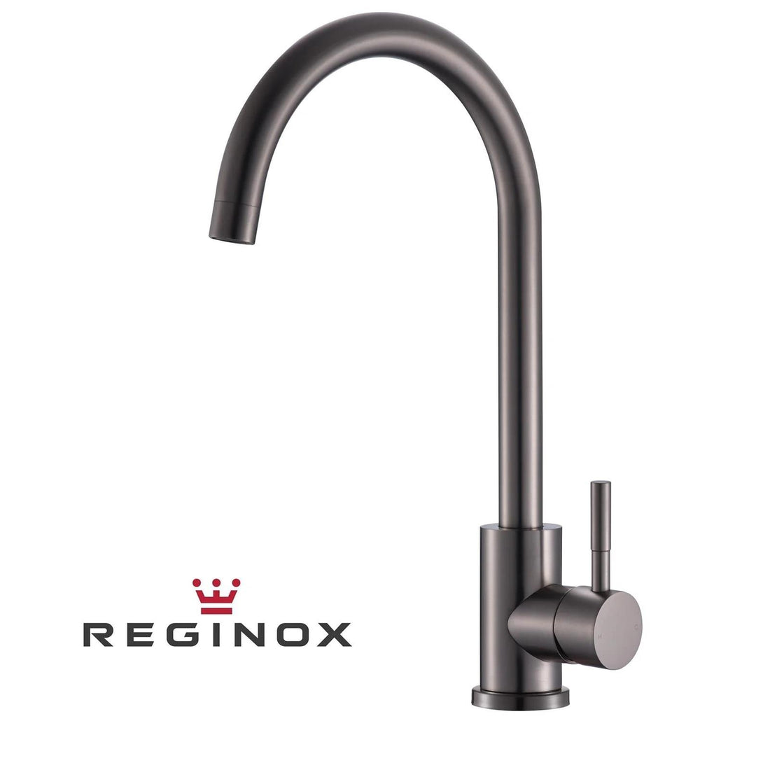 Reginox TARAVO GM – Grifo monomando de cocina de cuello de cisne en bronce 