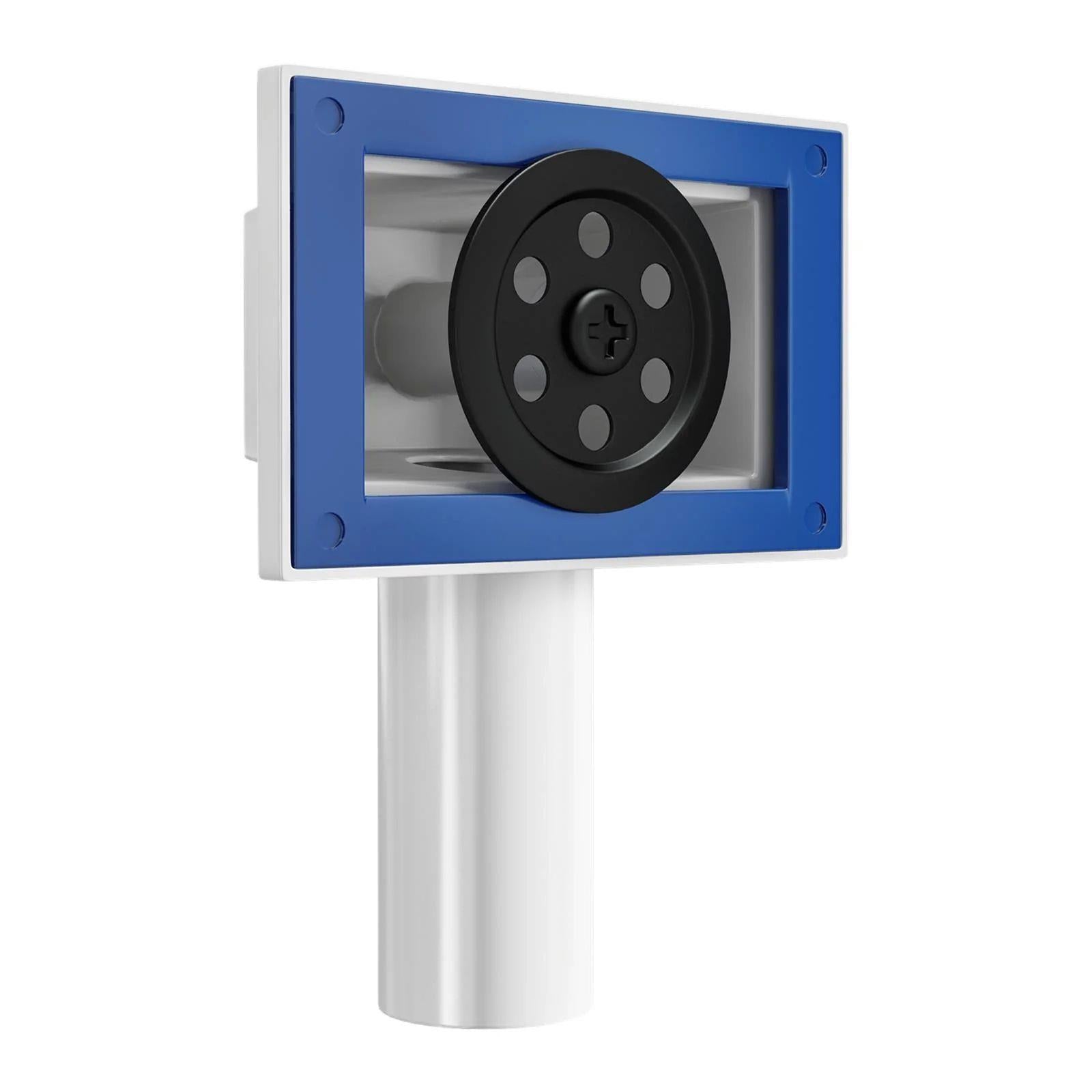 Luquicina LED2MB – Tapón Cestillo Fregadero Cocina 90 mm Negro Mate con Rebosadero – Filtro de Desagüe Tipo Cesta, Estilo Moderno 